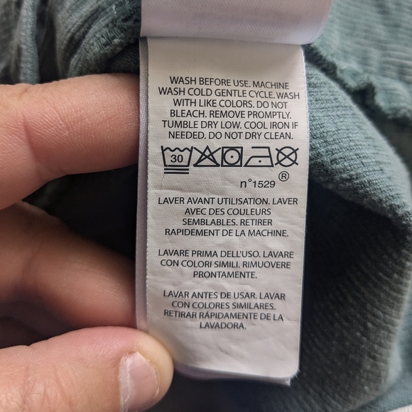 POLO RALPH LAUREN Corduroy Men Straight Leg Pant Size 38/32 Blue/Green Color - Picture 11 of 14